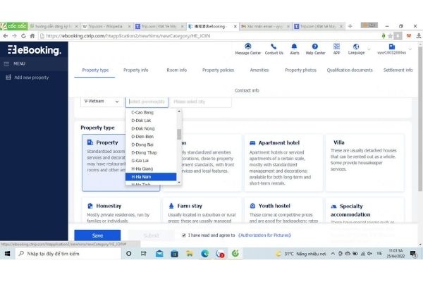 TẠO MỞ TÀI KHOẢN CTRIP