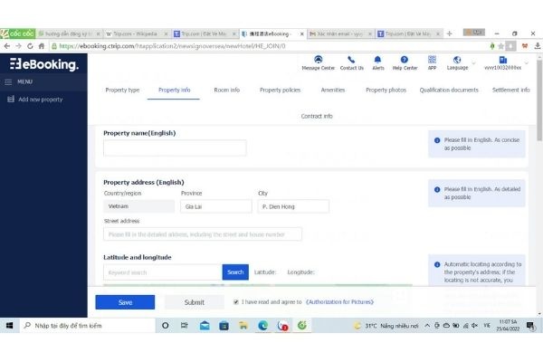 TẠO MỞ TÀI KHOẢN CTRIP