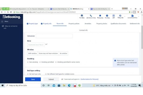 TẠO MỞ TÀI KHOẢN CTRIP
