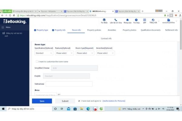 TẠO MỞ TÀI KHOẢN CTRIP