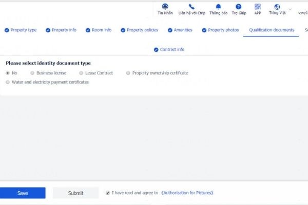 TẠO MỞ TÀI KHOẢN CTRIP