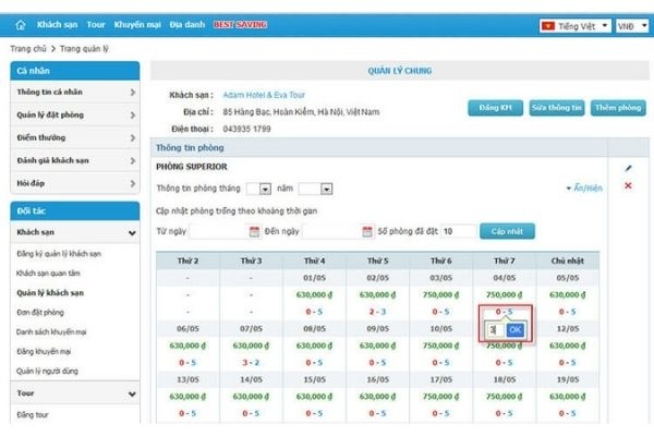 TẠO MỞ TÀI KHOẢN MYTOUR