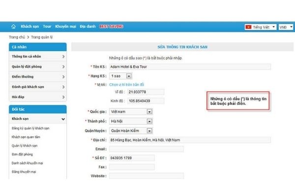 TẠO MỞ TÀI KHOẢN MYTOUR