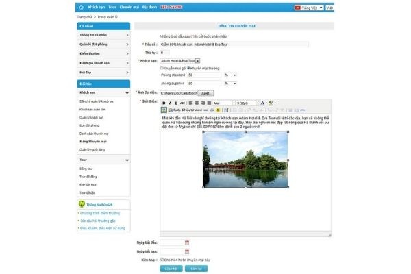 TẠO MỞ TÀI KHOẢN MYTOUR