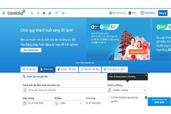 TẠO MỞ TÀI KHOẢN TRAVELOKA