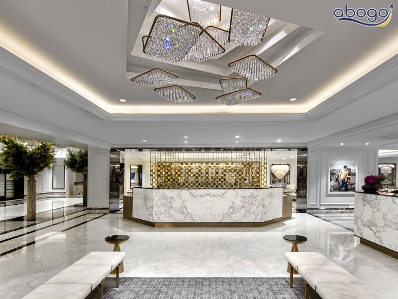 thiết kế lobby khách sạn 5 sao