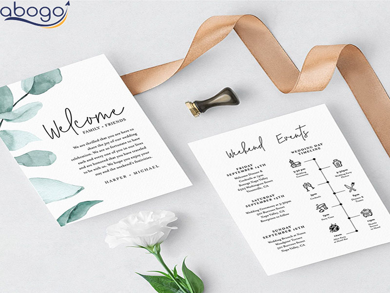 Thư welcome khách sạn