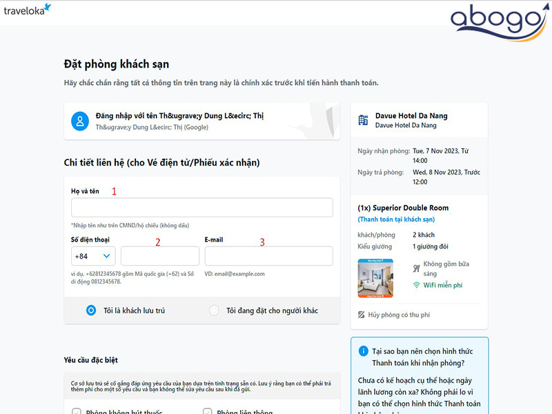 Thêm thông tin liên hệ