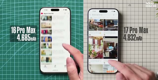 Biểu đồ so sánh thời lượng sử dụng pin thực tế giữa hai dòng máy trong các tác vụ hỗn hợp