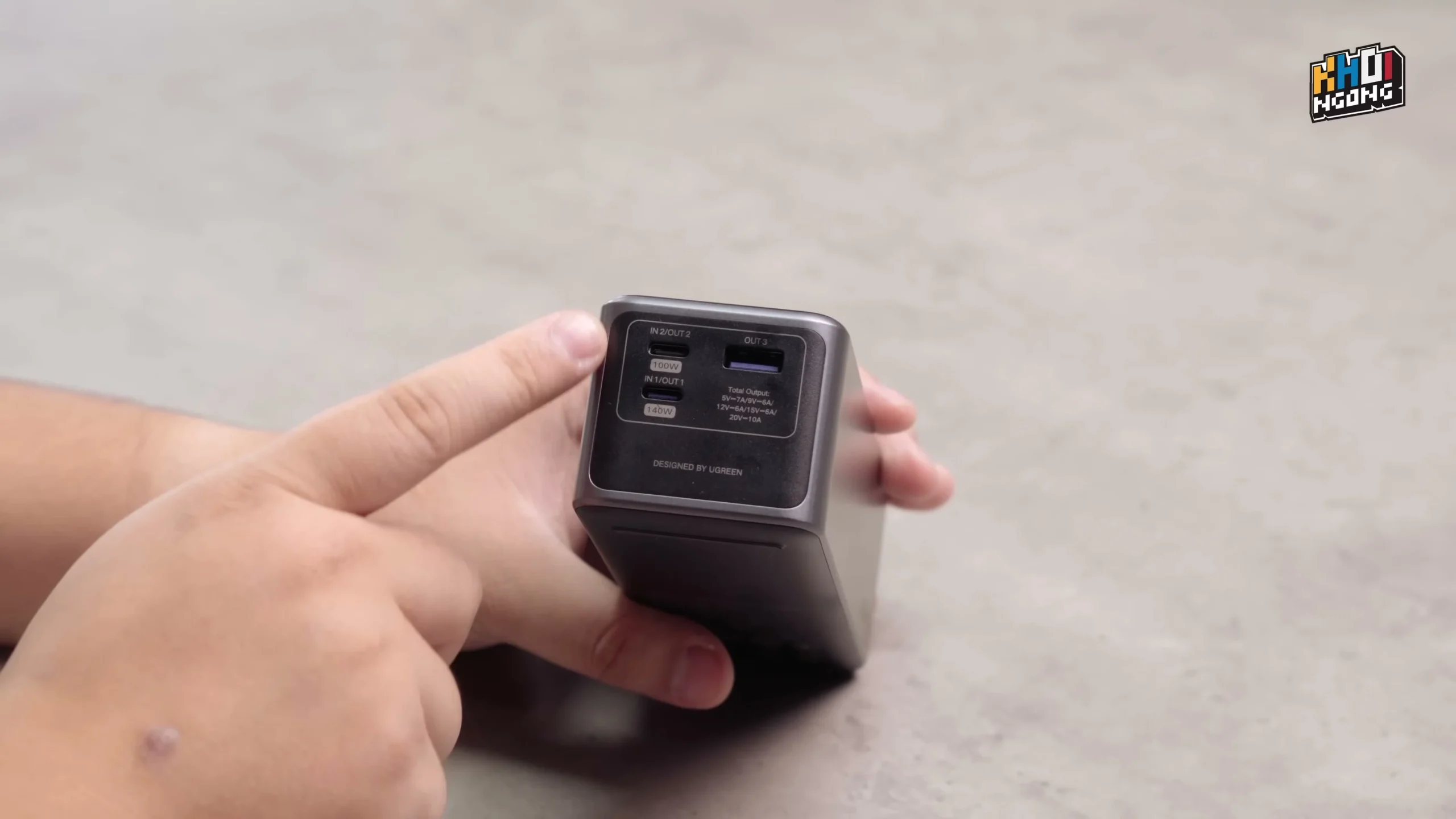 cong nghe sac nhanh tren ugreen nexode