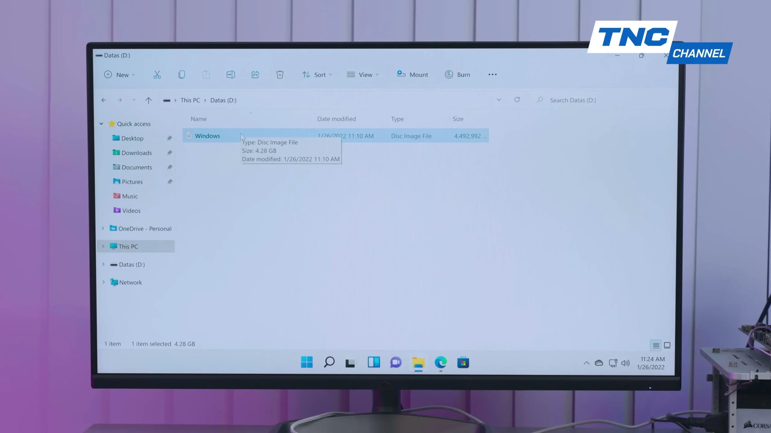 Giải nén file ISO bằng phần mềm WinRAR