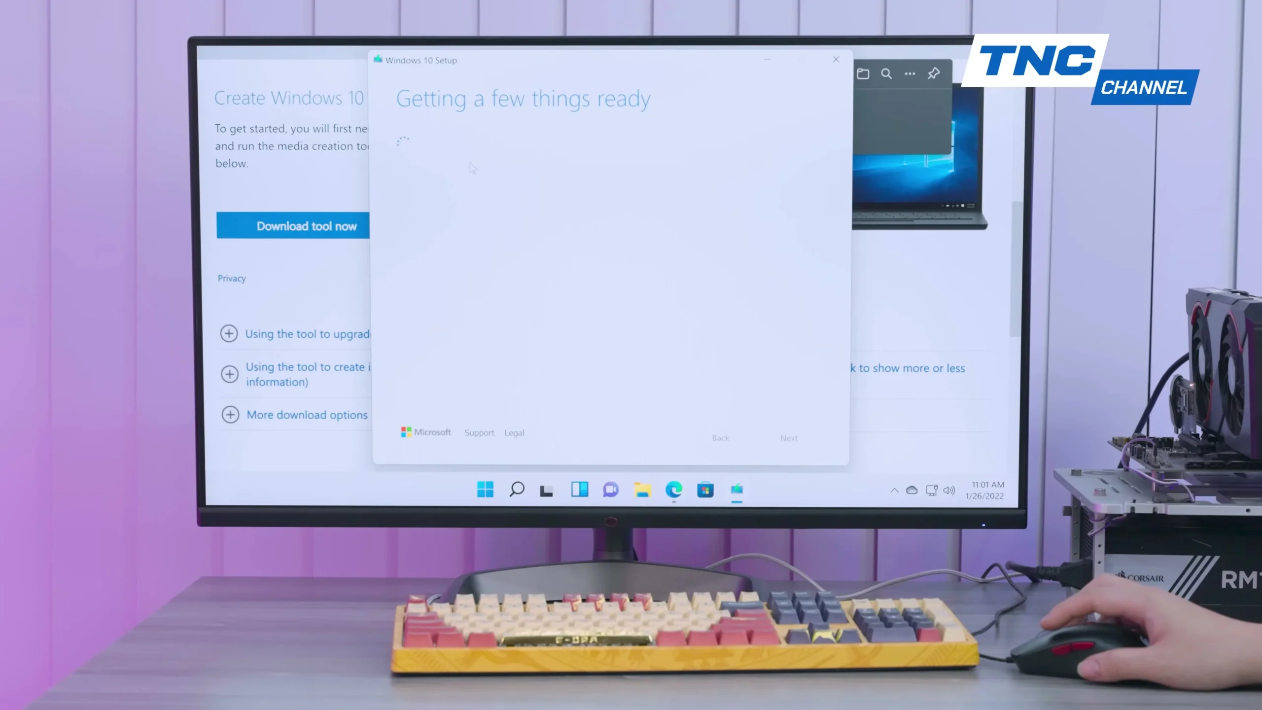 Tải công cụ Windows Media Creation