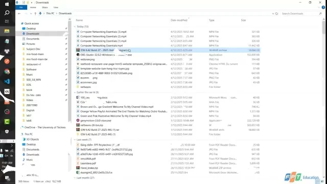 Chạy file cài đặt setup