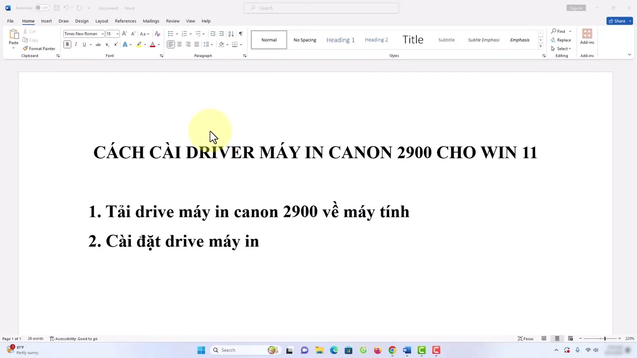Trình duyệt Google tìm kiếm driver