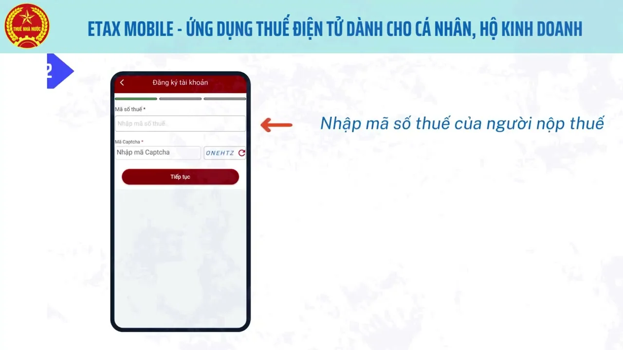 Log in to the system