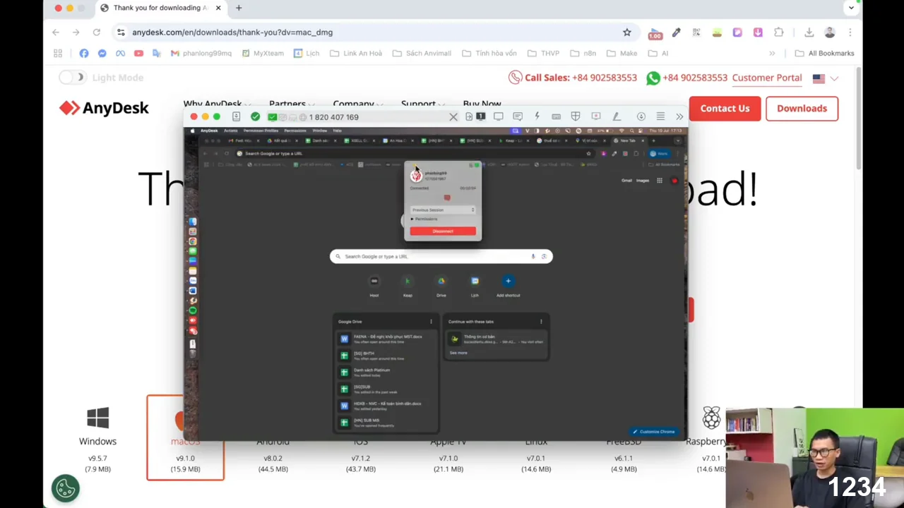 Cấp quyền ghi màn hình Screen Recording