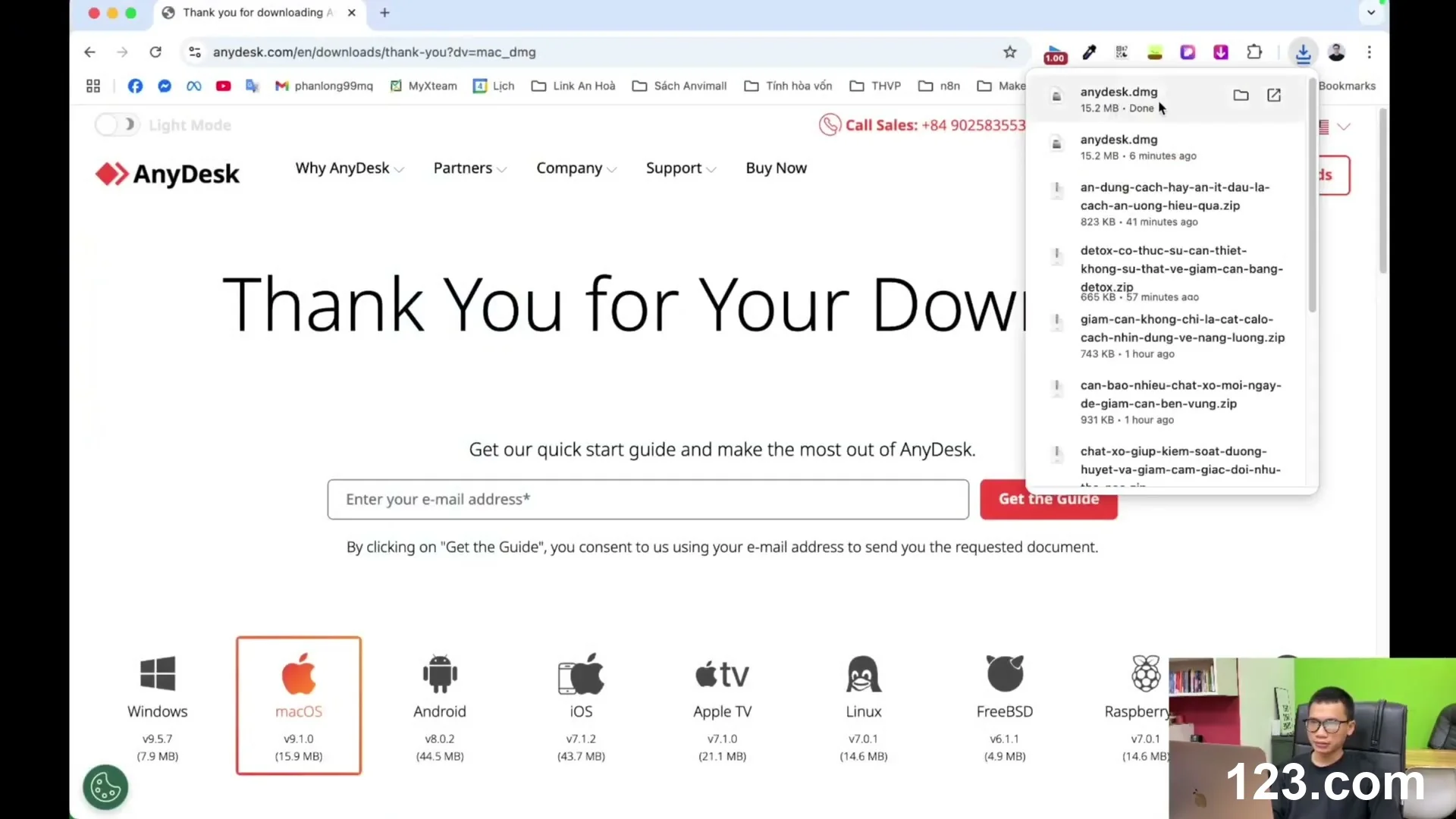 Đánh giá quy trình tải AnyDesk cho macOS Đánh giá quy trình tải AnyDesk cho macOS