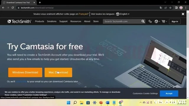 Hướng dẫn tải và cài đặt phần mềm từ trang chủ