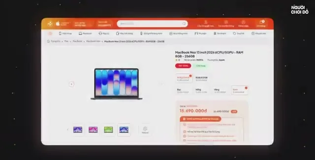 Mở hộp và kiểm tra ngoại hình MacBook Neo