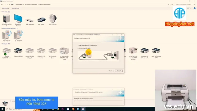 Khởi chạy file driver đã tải