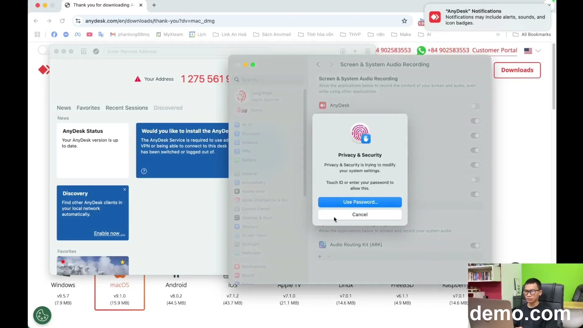 Mở file và kéo vào Applications Mở file và kéo vào Applications