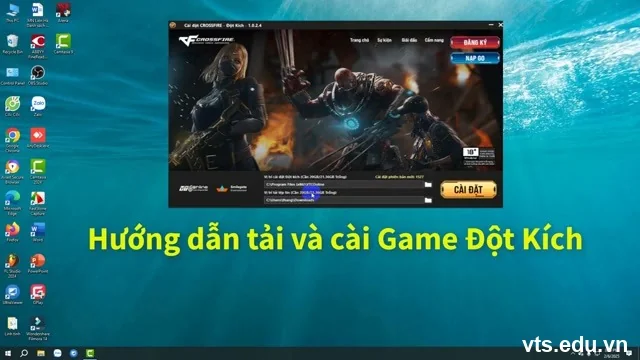 Mở trình duyệt web và tìm kiếm
