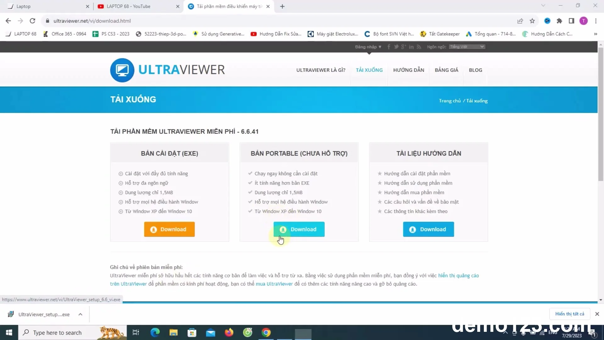 Quá trình cài đặt UltraViewer trên PC
