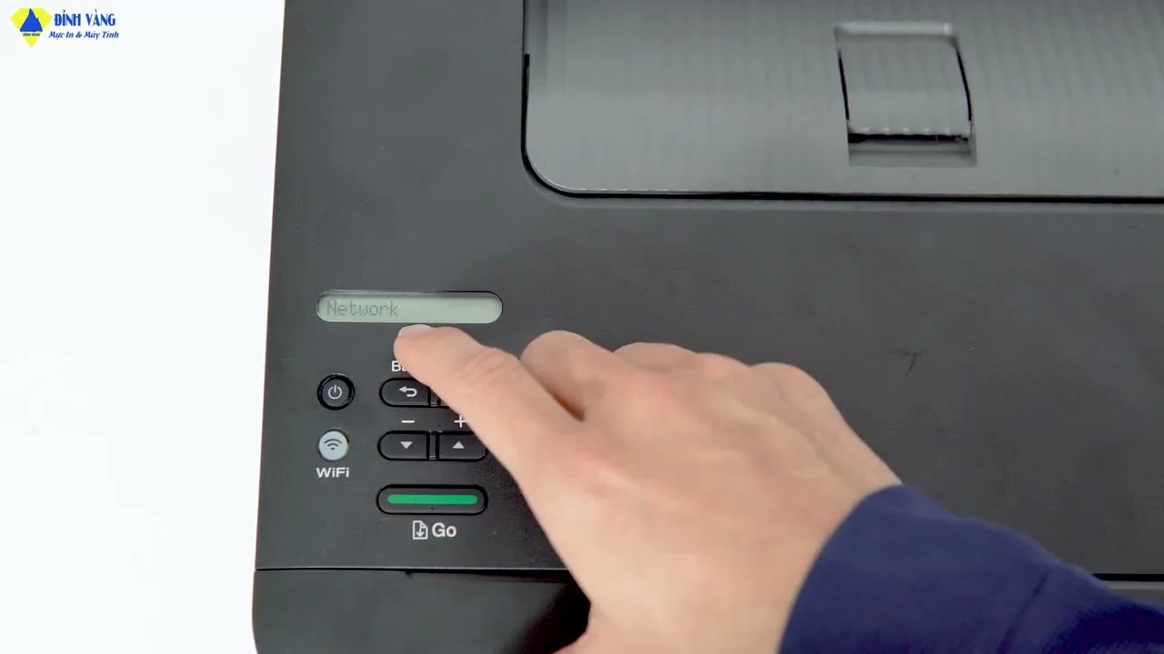 Mở trình quản lý Printers & Scanners
