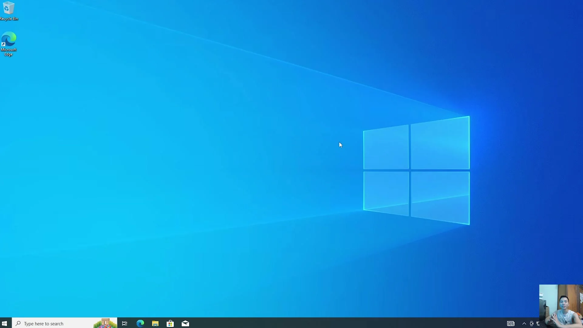 Màn hình desktop Windows và giới thiệu nội dung