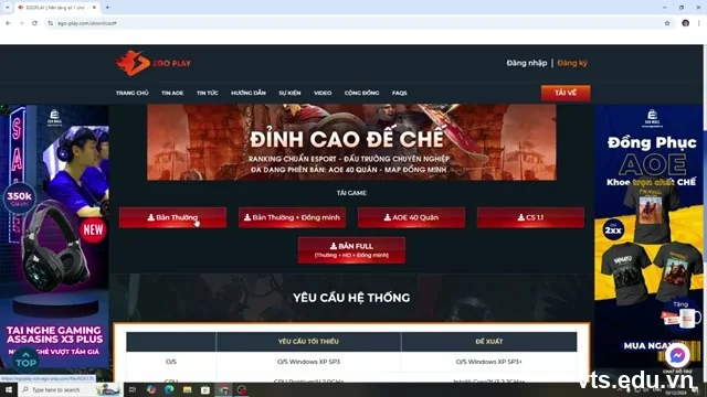 Tải file cài đặt bộ cài