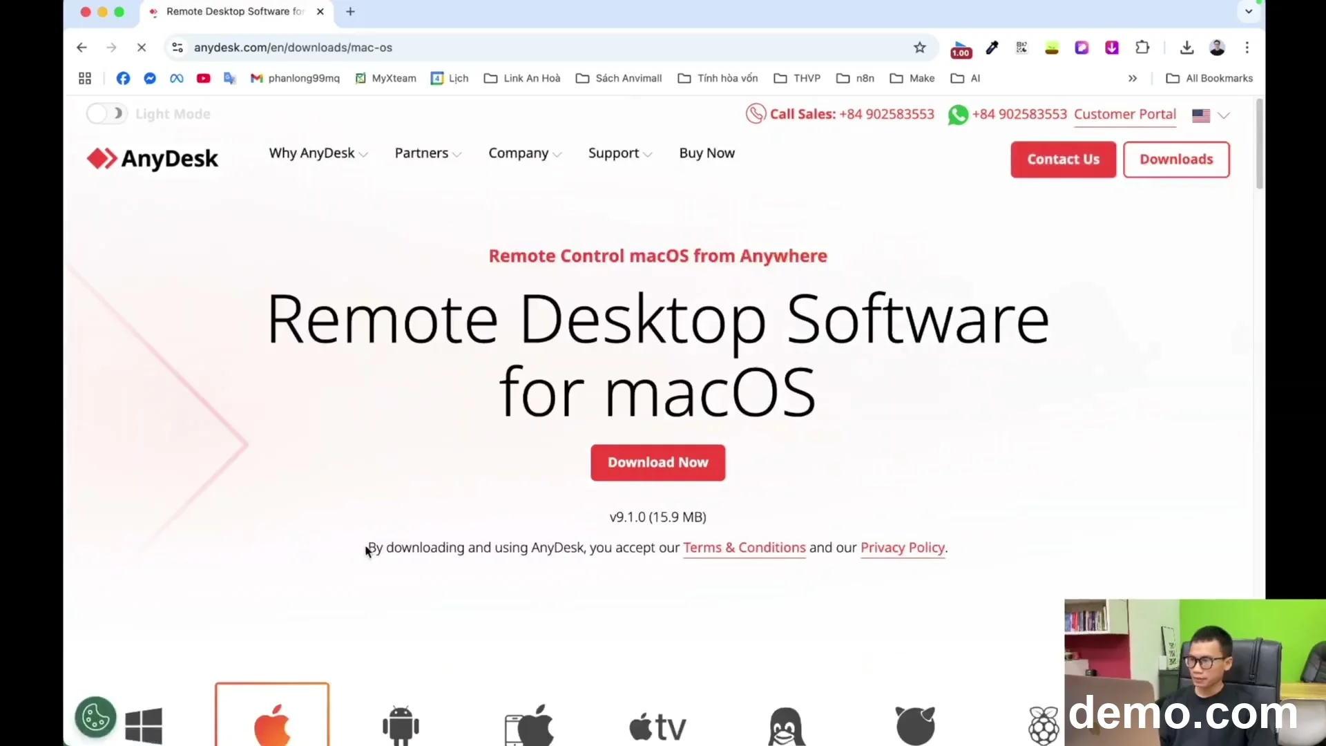 Truy cập trang chủ AnyDesk Truy cập trang chủ AnyDesk